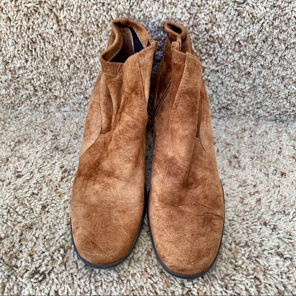 SOLD Franco Sarto | Tan Sock Boots - Picture 4 of 8